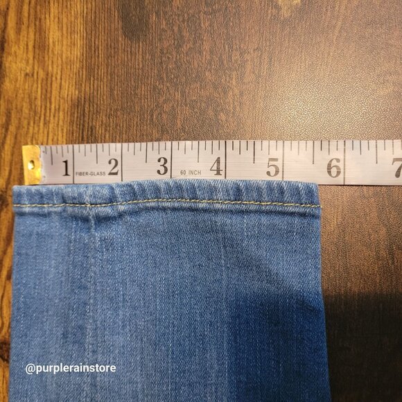 7 For All Mankind Jeans 28 Josefina Skinny Boyfriend Mid Rise Button Fly Stretch - Picture 11 of 13